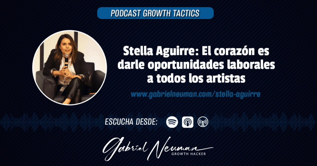 Stella Aguirre: El corazón es darle oportunidades laborales a todos los artistas.